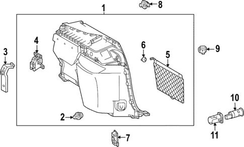 Interior Trim - Quarter Panels for 2024 Lexus NX350h #1
