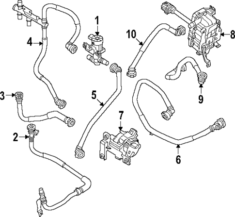 Hoses & Lines for 2025 Genesis Electrified GV70 #0