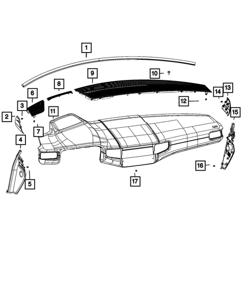 Instrument Panel for 2023 Jeep Grand Wagoneer #3