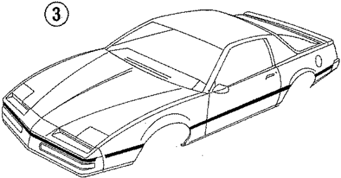Stripe Tape for 1986 Pontiac Firebird #0