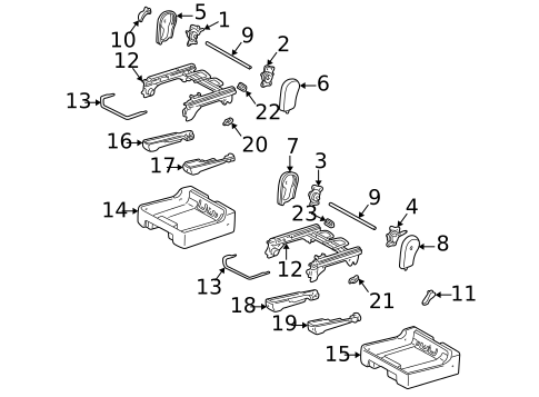 Tracks & Components for 2007 Toyota Sequoia #1