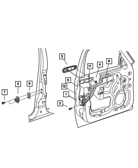 Front Door for 2003 Jeep Liberty #0
