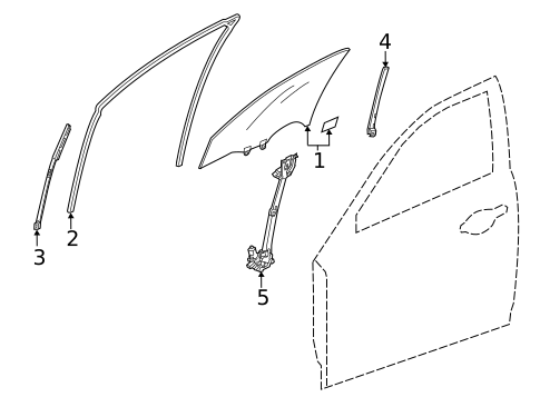 Front Door for 2016 Acura ILX #0