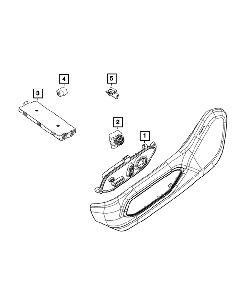 Switches for 2023 Jeep Grand Cherokee L #4
