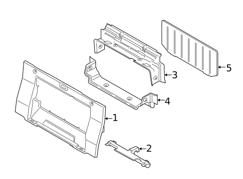 Interior Trim - Rear Body for 2014 BMW 435i #3
