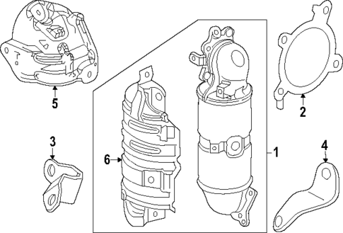 Exhaust Components for 2024 Acura Integra #2