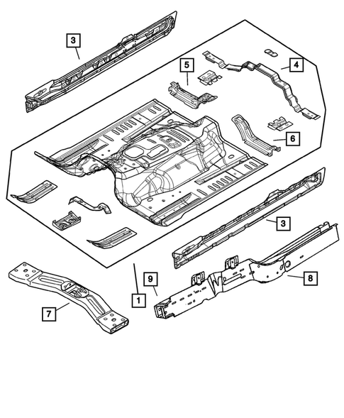 Floor Pans for 2004 Jeep Liberty #1
