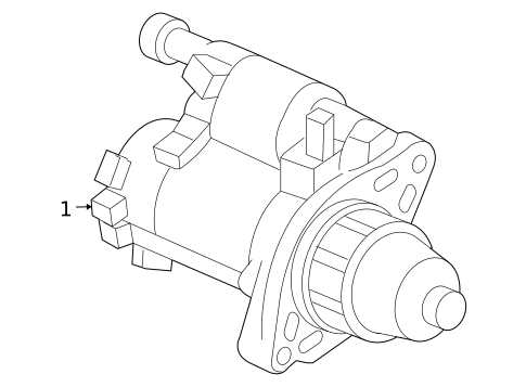 Starter for 2008 Acura RL #0