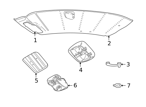 Bulbs - Chassis for 2003 Ford Crown Victoria #3