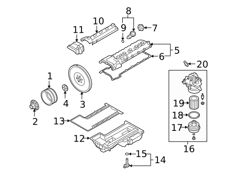 Filters for 2007 BMW M6 #1