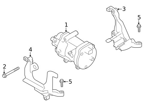 Condenser, Compressor & Lines for 2023 Subaru Crosstrek #3