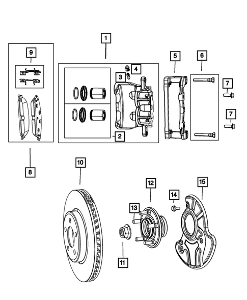 Front Brakes for 2011 Dodge Charger #2