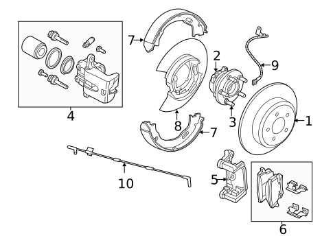 Brake Components for 2006 Dodge Charger #0