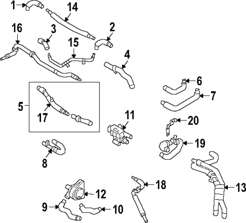 Hoses & Lines for 2024 Audi Q8 e-tron #2