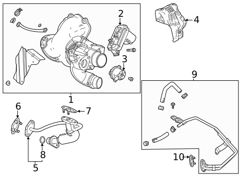 Turbo Charger for 2022 Cadillac CT5 #0