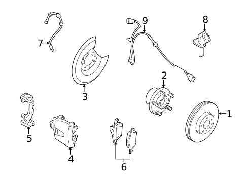Brake Components for 2004 Volvo S40 #0