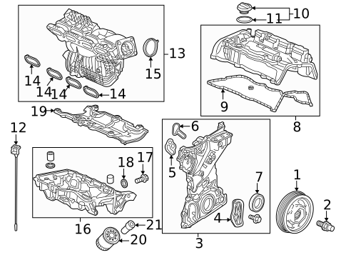 Engine Parts for 2024 Honda Civic #1