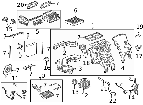 A/C Condenser & Evaporator for 2015 Buick Verano #0