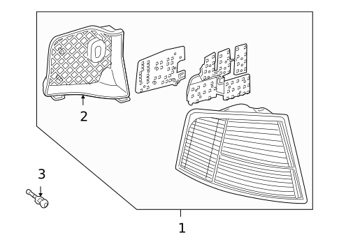 Tail Lamps for 2004 Audi A8 Quattro #1