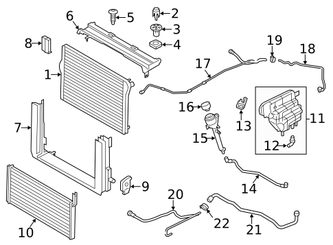 Radiator & Components for 2015 BMW 550i GT xDrive #0