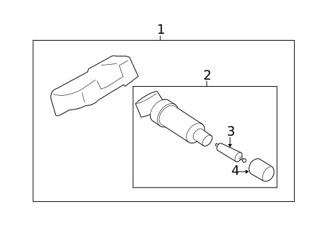 Tire Pressure Monitor Components for 2020 Mini Cooper Clubman #0