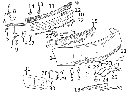 Parking Aid for 2012 Cadillac CTS #2