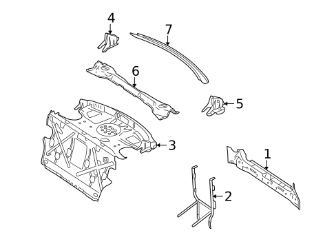 Rear Body for 2013 Mercedes-Benz S600 #0