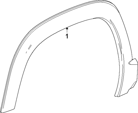 Exterior Trim - Fender for 2025 Chevrolet Equinox #0