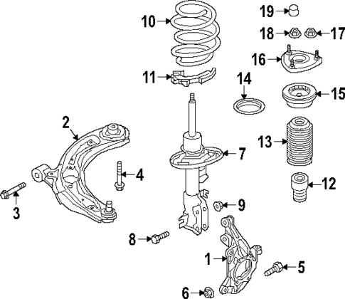 Suspension Components for 2023 Mazda MX-30 EV #0