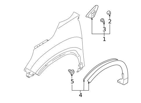 Exterior Trim - Fender for 2023 Subaru Forester #0