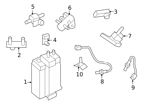 Emission Components for 2023 Nissan TITAN #26