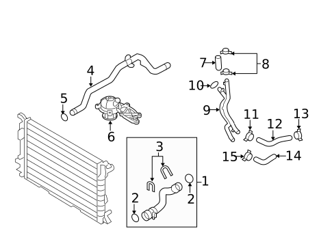 Hoses & Lines for 2010 Audi S4 #0