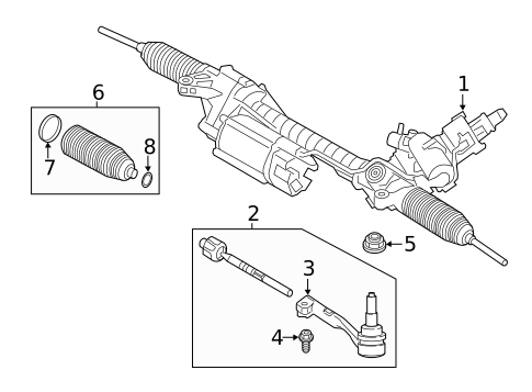 Steering Gear & Linkage for 2025 BMW M8 #1