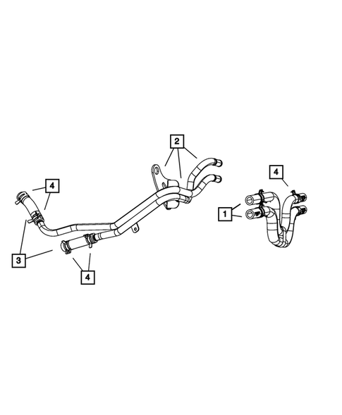 Air Conditioner and Heater Plumbing for 2008 Chrysler PT Cruiser #5