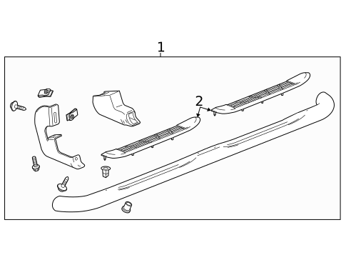 Running Board for 2022 GMC Sierra 1500 Limited #3