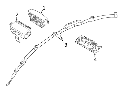 Air Bag Components for 2018 Kia Cadenza #0