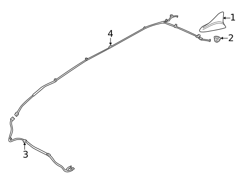 Antenna & Radio for 2016 Hyundai Elantra GT #0