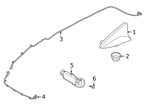 Antenna & Radio for 2025 Kia Seltos #0