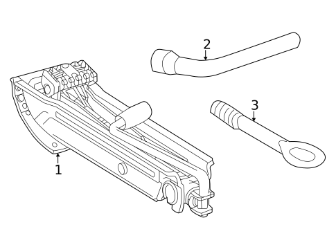 Jack & Components for 2021 Mercedes-Benz AMG® GT C #1