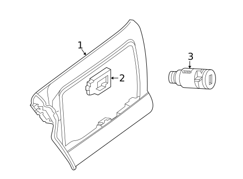 Glove Box for 2003 Chrysler Sebring #1