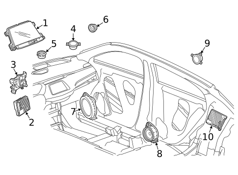 Sound System for 2022 Cadillac XT4 #0
