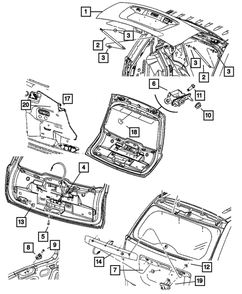 Lift and Tail gates for 2015 Jeep Compass #0