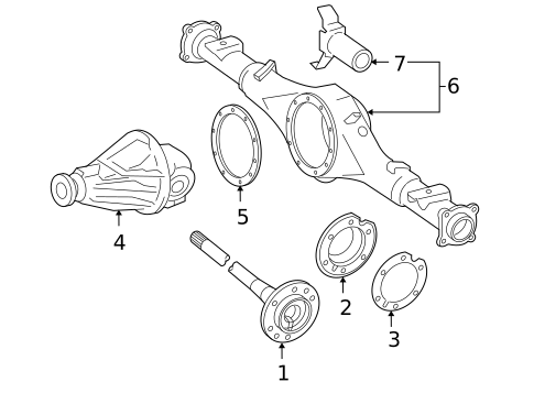 Axle & Differential for 2011 Toyota Tacoma #0