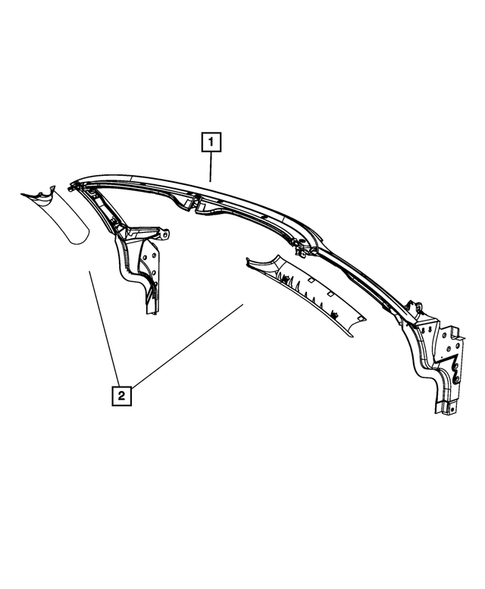 Panels-Moldings-Scuff Plates, Pillar, Cowl, 1/4 Panel Trim and Cargo Covers for 2009 Dodge Viper #2