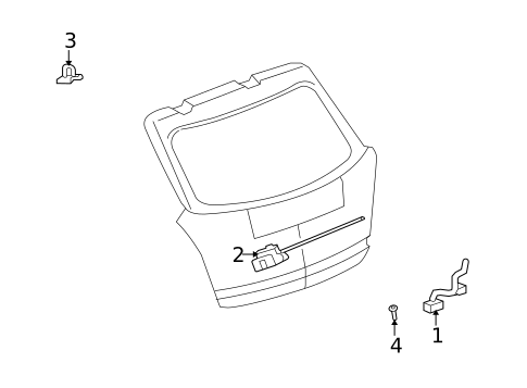 Liftgate for 2008 Saturn Vue #0