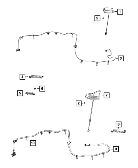 Radio, Antenna, Speakers, DVD, and Video systems for 2017 Chrysler 200 #0