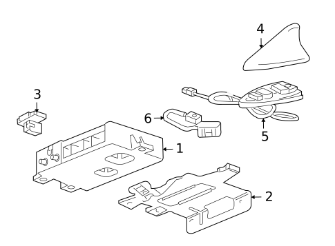 Communication System Components for 2012 Cadillac CTS #0