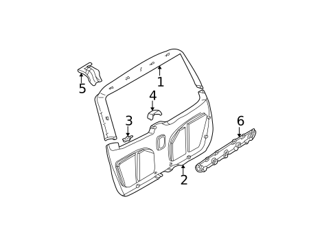 Interior Trim for 1999 Mercedes-Benz ML 320 #0