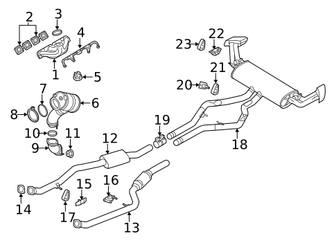 Exhaust Components for 2011 BMW X5 #0