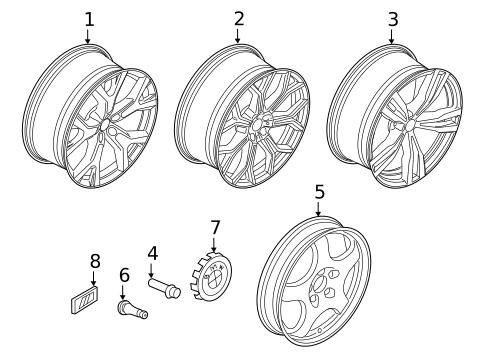 Wheels for 2021 BMW X7 #1